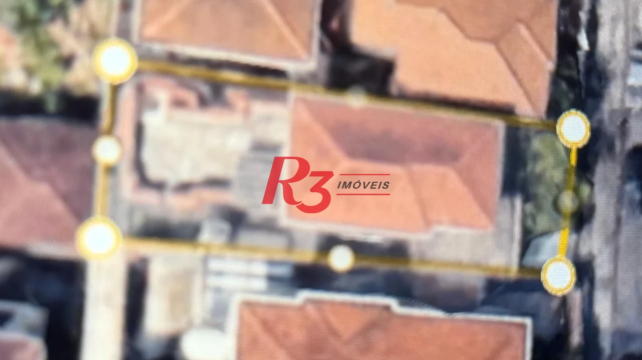 Terreno à venda, 300 m² por R$ 1.600.000,00 - Campo Grande - Santos/SP