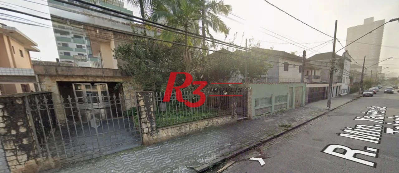 Terreno à venda, 300 m² por R$ 1.600.000,00 - Campo Grande - Santos/SP