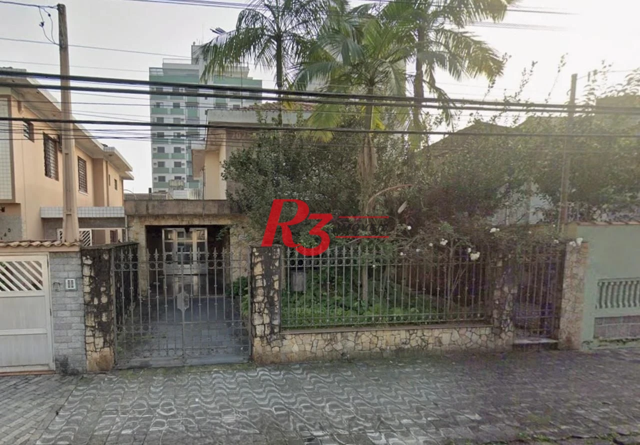 Terreno à venda, 300 m² por R$ 1.600.000,00 - Campo Grande - Santos/SP