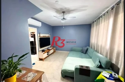 Village com 2 dormitórios à venda, 104 m² por R$ 590.000,00 - Marapé - Santos/SP