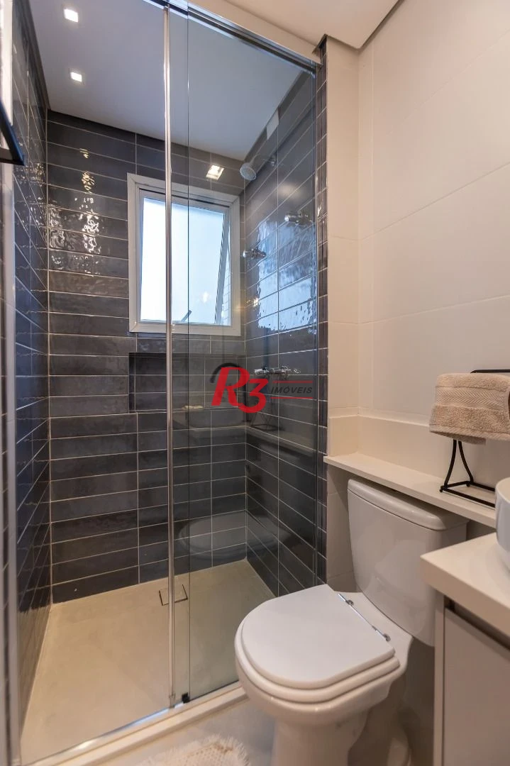 Apartamento com 2 dormitórios à venda, 65 m² por R$ 1.100.000,00 - Boqueirão - Santos/SP