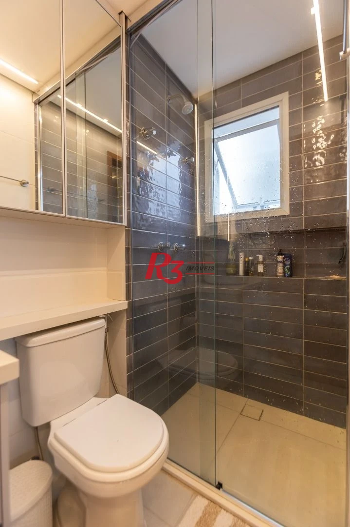 Apartamento com 2 dormitórios à venda, 65 m² por R$ 1.100.000,00 - Boqueirão - Santos/SP