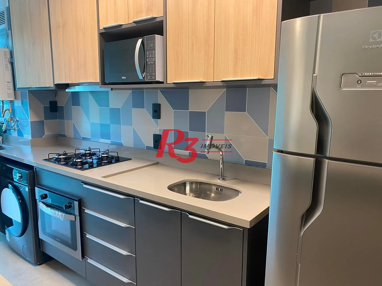Apartamento com 1 dormitório para alugar, 48 m² por R$ 4.200,02/mês - José Menino - Santos/SP