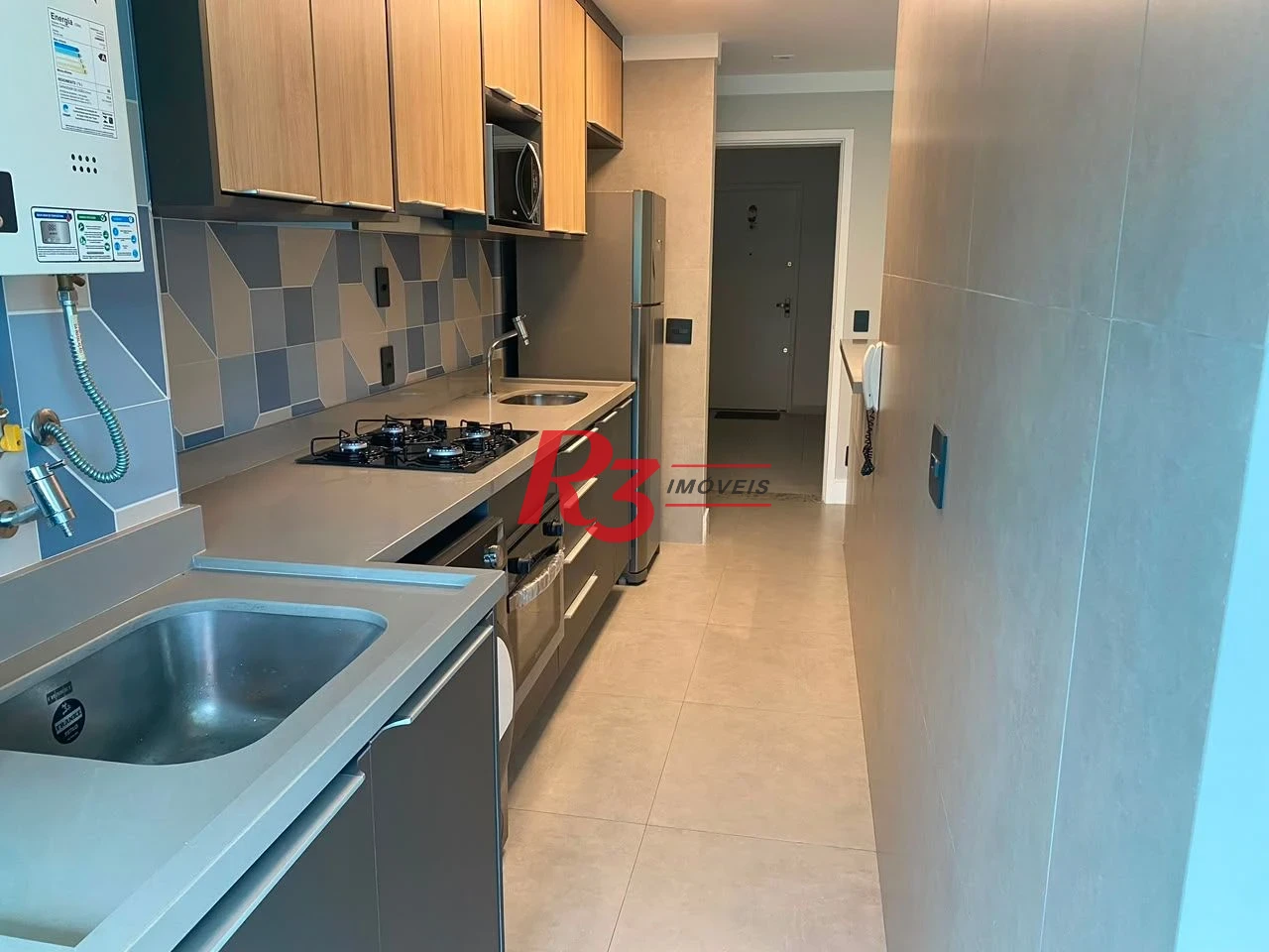 Apartamento com 1 dormitório para alugar, 48 m² por R$ 4.200,02/mês - José Menino - Santos/SP