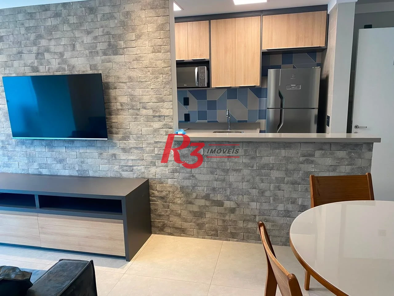 Apartamento com 1 dormitório para alugar, 48 m² por R$ 4.200,02/mês - José Menino - Santos/SP
