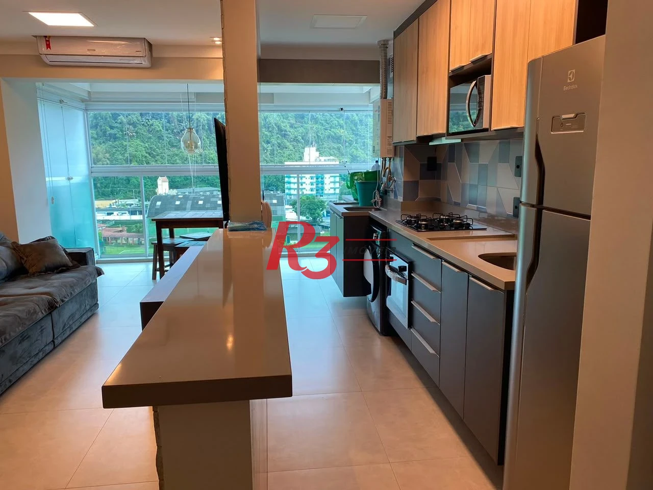 Apartamento com 1 dormitório para alugar, 48 m² por R$ 4.200,02/mês - José Menino - Santos/SP