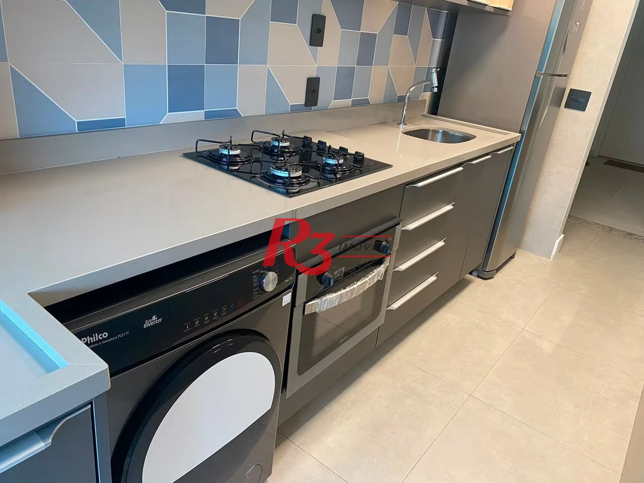 Apartamento com 1 dormitório para alugar, 48 m² por R$ 4.200,02/mês - José Menino - Santos/SP