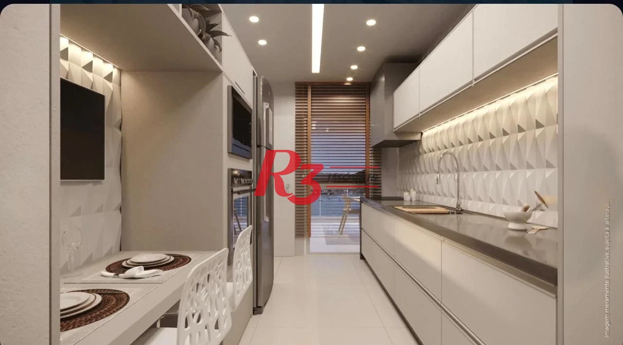 Apartamento com 3 dormitórios à venda, 218 m² por R$ 4.400.000,00 - Ponta da Praia - Santos/SP