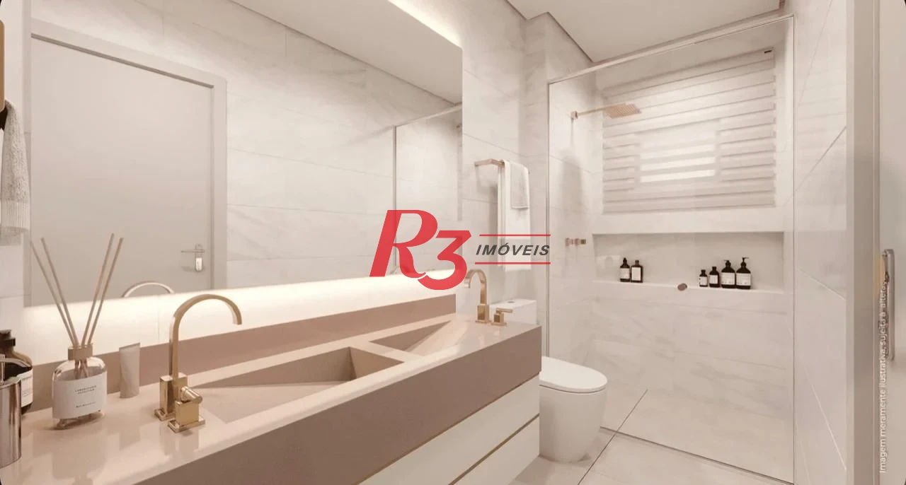 Apartamento com 3 dormitórios à venda, 218 m² por R$ 4.400.000,00 - Ponta da Praia - Santos/SP