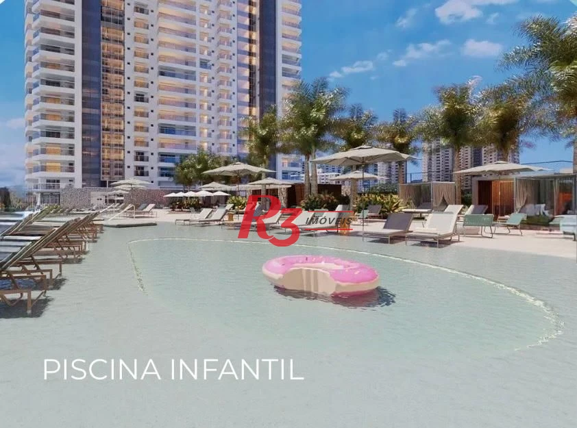 Apartamento com 3 dormitórios à venda, 218 m² por R$ 4.400.000,00 - Ponta da Praia - Santos/SP