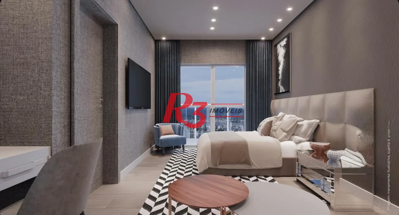 Apartamento com 3 dormitórios à venda, 218 m² por R$ 4.400.000,00 - Ponta da Praia - Santos/SP