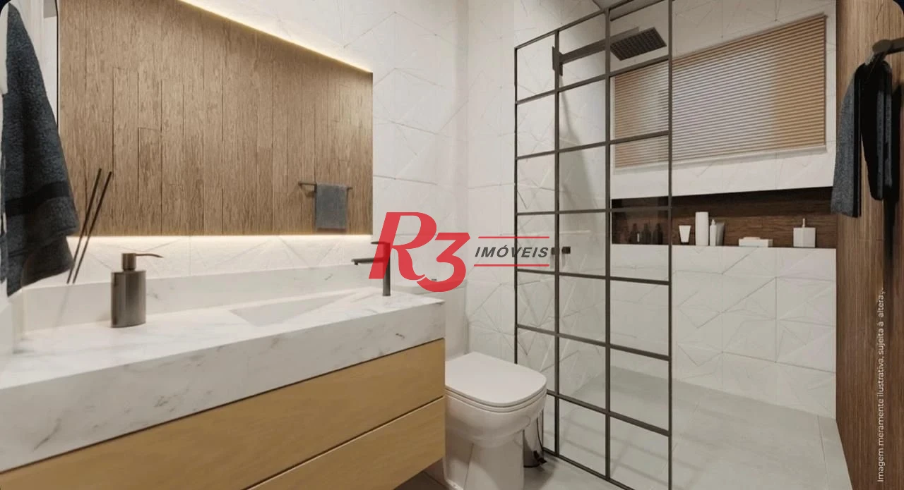 Apartamento com 3 dormitórios à venda, 218 m² por R$ 4.400.000,00 - Ponta da Praia - Santos/SP