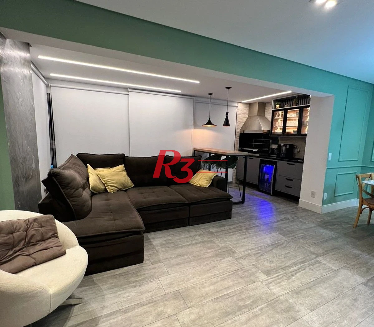 Apartamento com 3 dormitórios à venda, 111 m² por R$ 1.280.000,00 - Ponta da Praia - Santos/SP