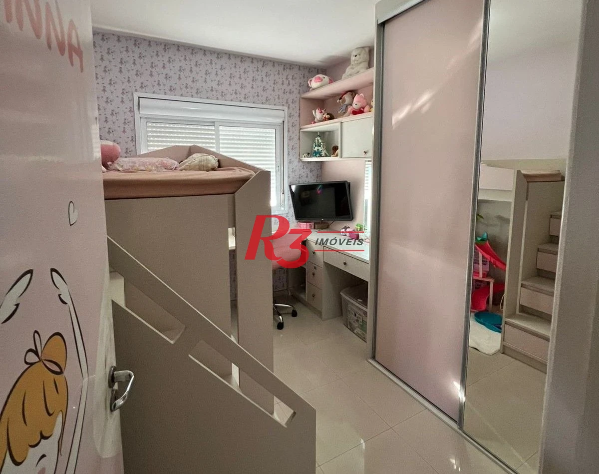 Apartamento com 3 dormitórios à venda, 111 m² por R$ 1.280.000,00 - Ponta da Praia - Santos/SP