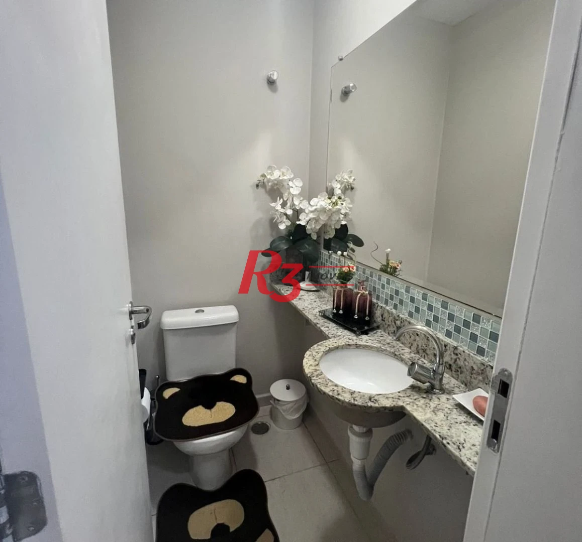 Apartamento com 3 dormitórios à venda, 111 m² por R$ 1.280.000,00 - Ponta da Praia - Santos/SP