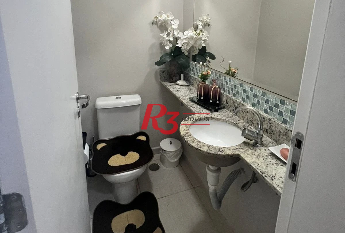 Apartamento com 3 dormitórios à venda, 111 m² por R$ 1.280.000,00 - Ponta da Praia - Santos/SP