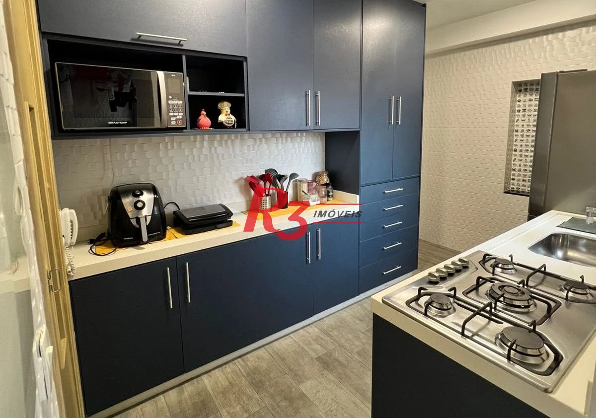 Apartamento com 3 dormitórios à venda, 111 m² por R$ 1.280.000,00 - Ponta da Praia - Santos/SP