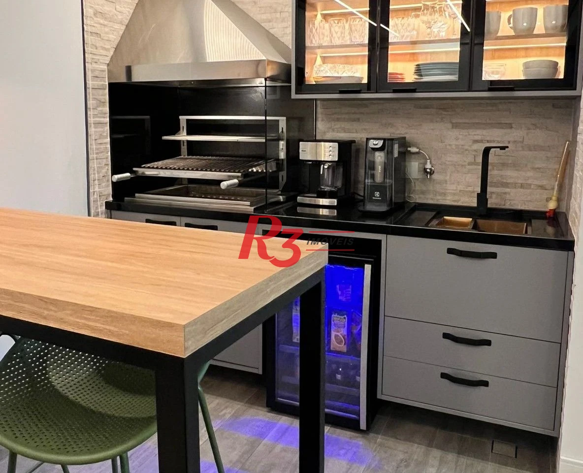 Apartamento com 3 dormitórios à venda, 111 m² por R$ 1.280.000,00 - Ponta da Praia - Santos/SP