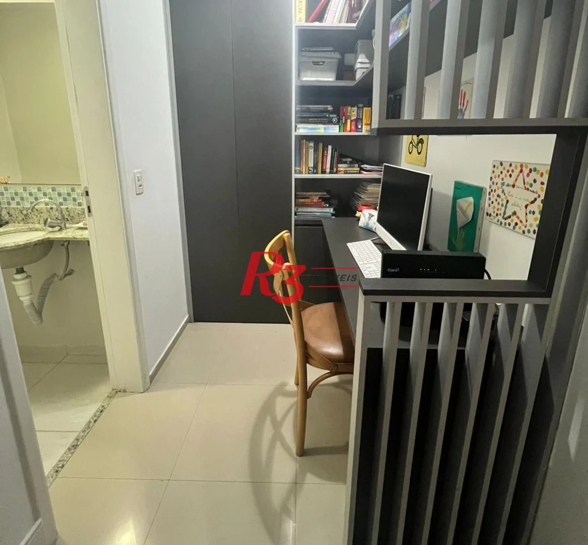 Apartamento com 3 dormitórios à venda, 111 m² por R$ 1.280.000,00 - Ponta da Praia - Santos/SP