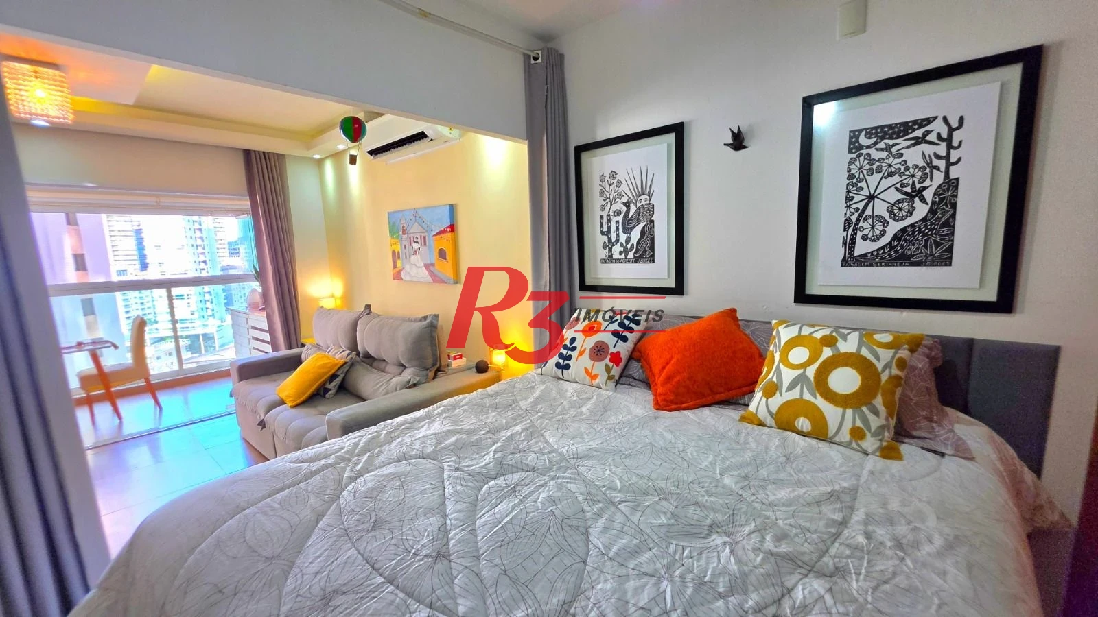 Apartamento com 1 dormitório à venda, 58 m² por R$ 690.000,00 - Ponta da Praia - Santos/SP