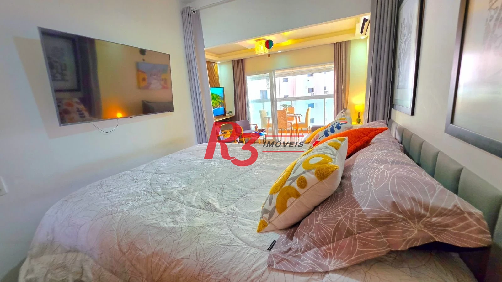 Apartamento com 1 dormitório à venda, 58 m² por R$ 690.000,00 - Ponta da Praia - Santos/SP