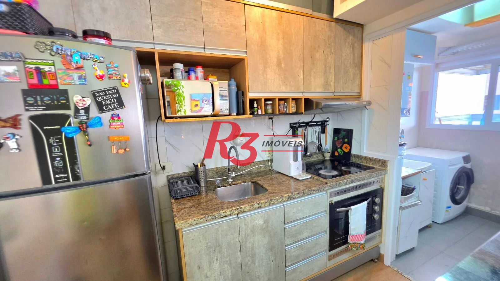 Apartamento com 1 dormitório à venda, 58 m² por R$ 690.000,00 - Ponta da Praia - Santos/SP