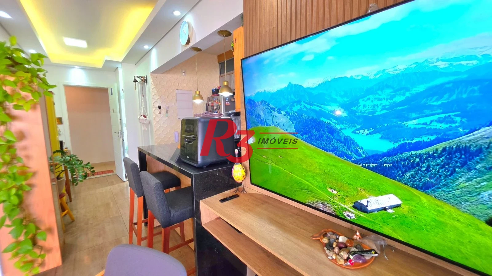 Apartamento com 1 dormitório à venda, 58 m² por R$ 690.000,00 - Ponta da Praia - Santos/SP