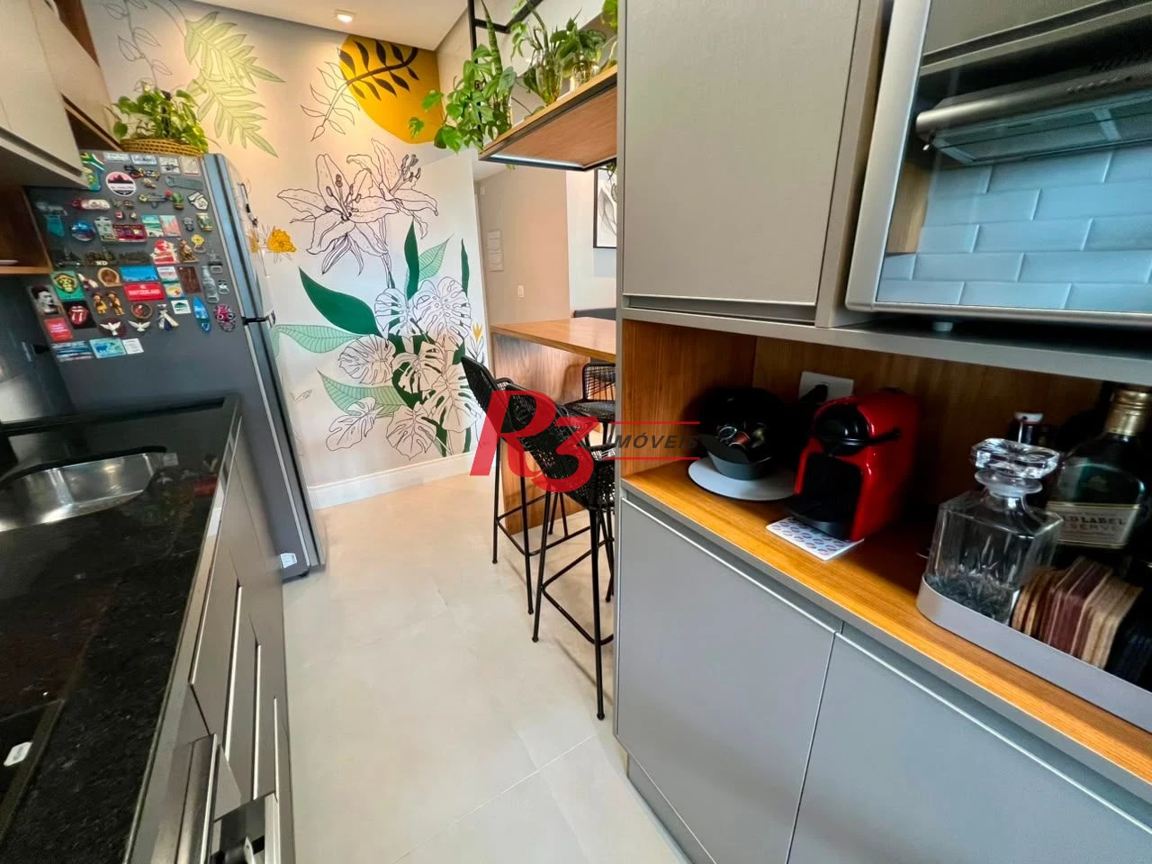 Apartamento com 2 dormitórios à venda, 69 m² por R$ 1.390.000,00 - Gonzaga - Santos/SP