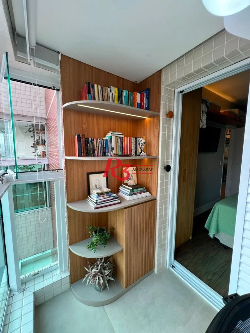 Apartamento com 2 dormitórios à venda, 69 m² por R$ 1.390.000,00 - Gonzaga - Santos/SP