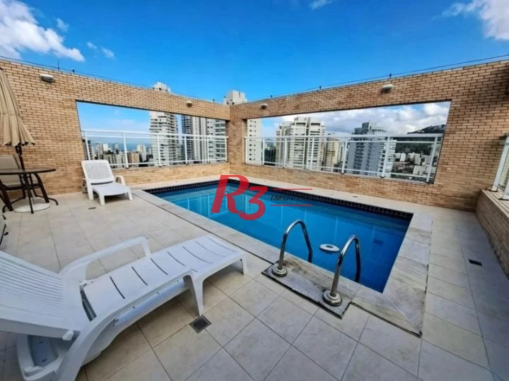 Apartamento com 2 dormitórios à venda, 103 m² por R$ 1.080.000,00 - Gonzaga - Santos/SP