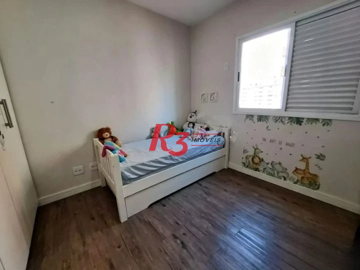 Apartamento com 2 dormitórios à venda, 103 m² por R$ 1.080.000,00 - Gonzaga - Santos/SP
