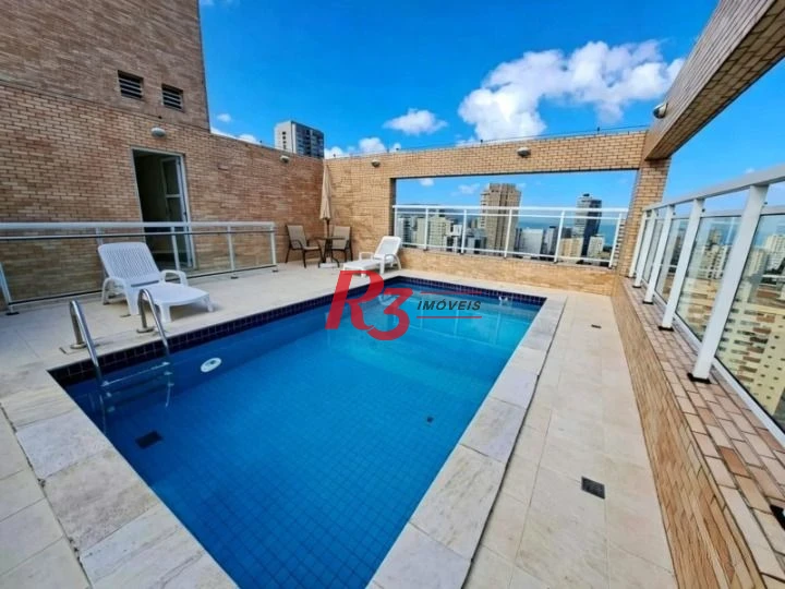 Apartamento com 2 dormitórios à venda, 103 m² por R$ 1.080.000,00 - Gonzaga - Santos/SP