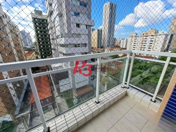 Apartamento com 2 dormitórios à venda, 103 m² por R$ 1.080.000,00 - Gonzaga - Santos/SP