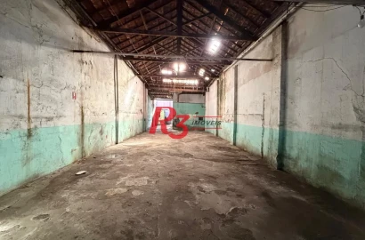 Galpão para alugar, 186 m² por R$ 6.282,00/mês - Paquetá - Santos/SP