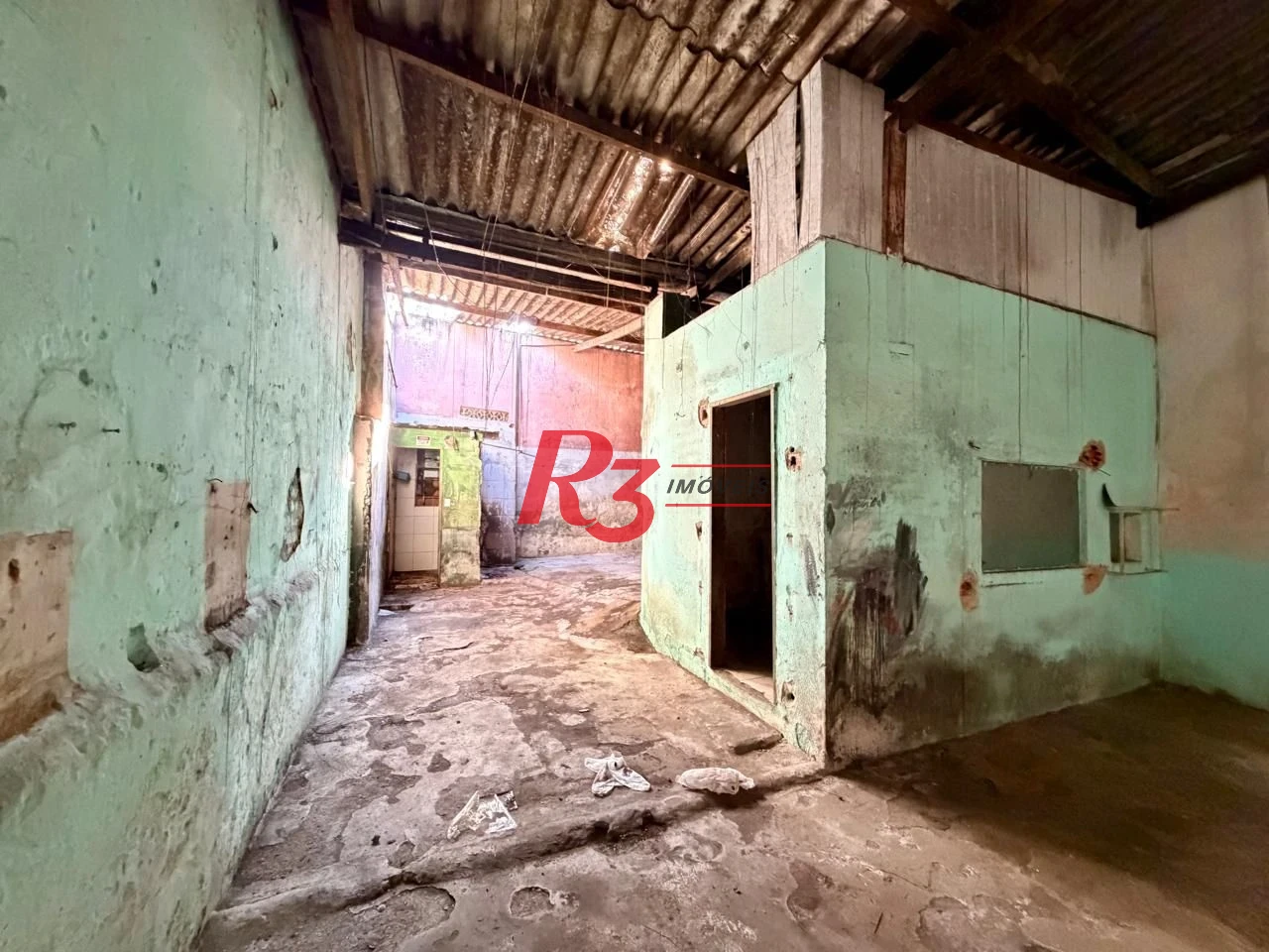 Galpão para alugar, 186 m² por R$ 6.282,00/mês - Paquetá - Santos/SP