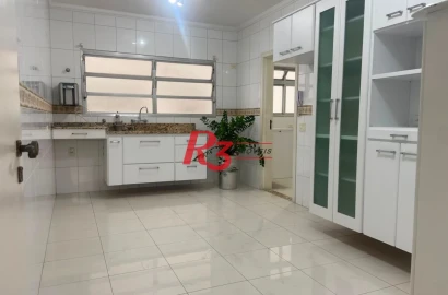 Apartamento com 2 dormitórios para alugar, 127 m² por R$ 7.000,00/mês - Boqueirão - Santos/SP