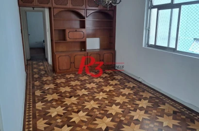Apartamento com 3 dormitórios para alugar, 121 m² por R$ 4.200,02/mês - Vila Belmiro - Santos/SP