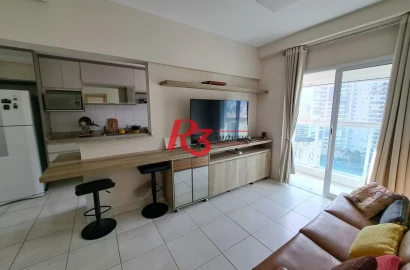 Apartamento com 2 dormitórios à venda, 69 m² por R$ 1.280.000,00 - Gonzaga - Santos/SP