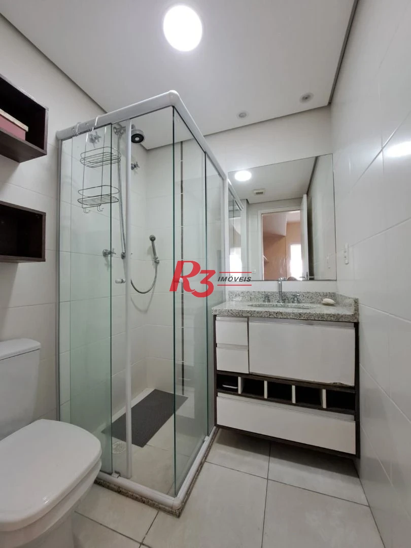 Apartamento com 2 dormitórios à venda, 69 m² por R$ 1.280.000,00 - Gonzaga - Santos/SP