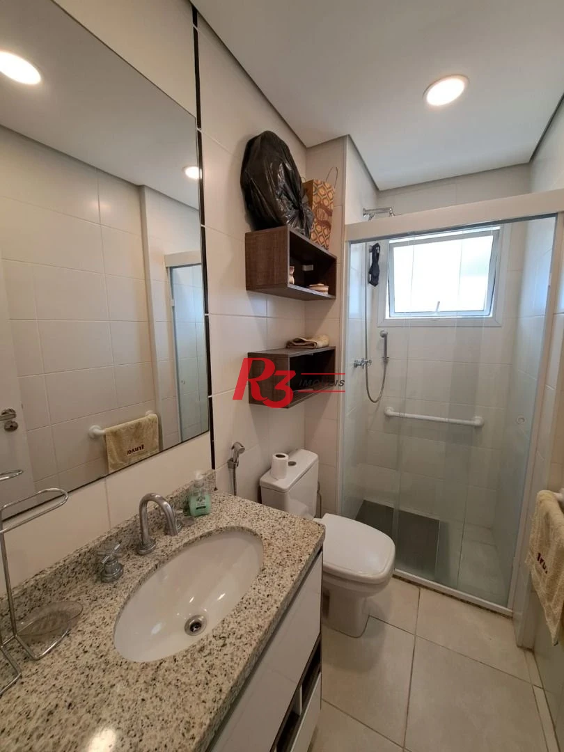 Apartamento com 2 dormitórios à venda, 69 m² por R$ 1.280.000,00 - Gonzaga - Santos/SP
