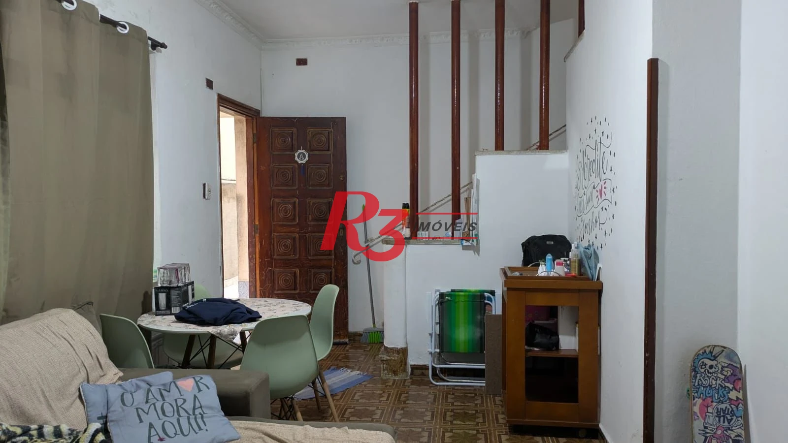 Sobrado com 2 dormitórios à venda, 69 m² por R$ 320.000,00 - Macuco - Santos/SP