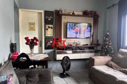 Apartamento com 2 dormitórios à venda, 54 m² por R$ 300.000,00 - Centro - São Vicente/SP