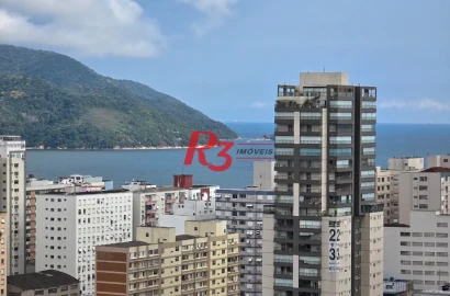 Apartamento com 3 dormitórios à venda, 171 m² por R$ 3.500.000,00 - Embaré - Santos/SP