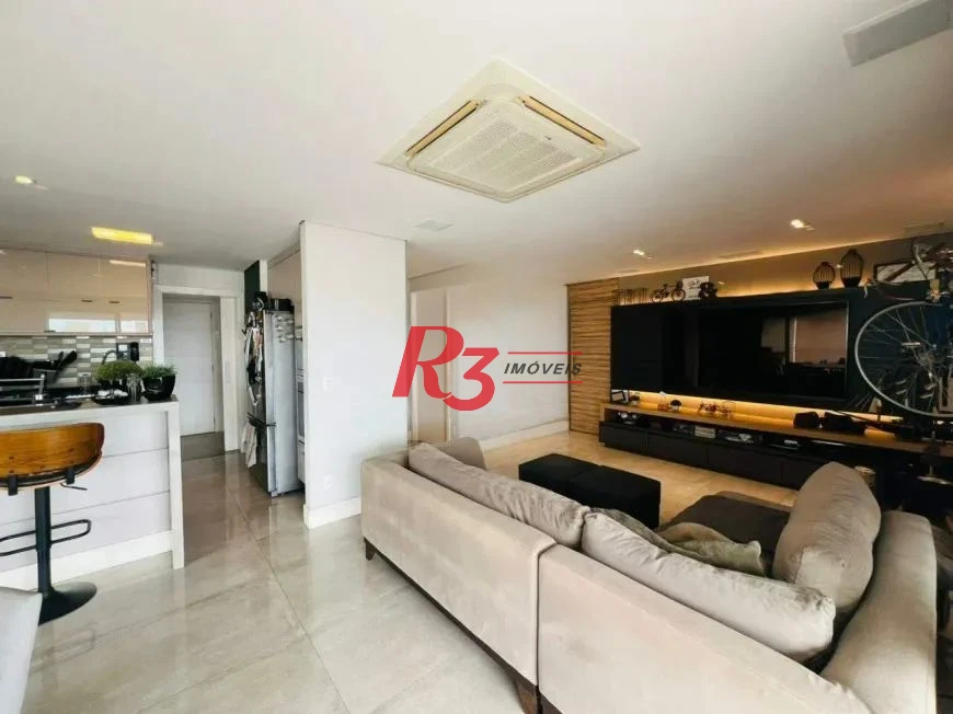 Apartamento com 3 dormitórios à venda, 171 m² por R$ 3.500.000,00 - Embaré - Santos/SP