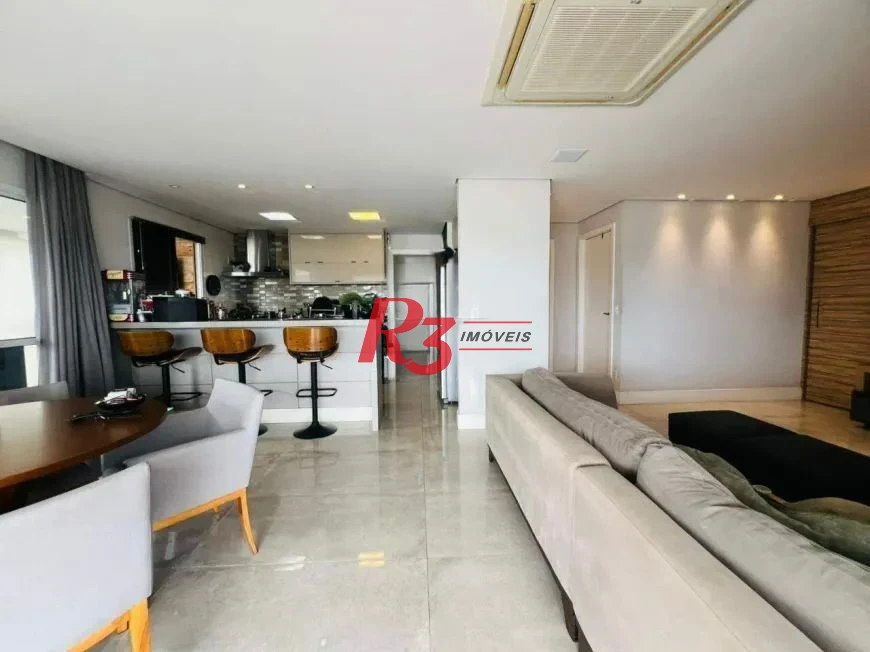 Apartamento com 3 dormitórios à venda, 171 m² por R$ 3.500.000,00 - Embaré - Santos/SP