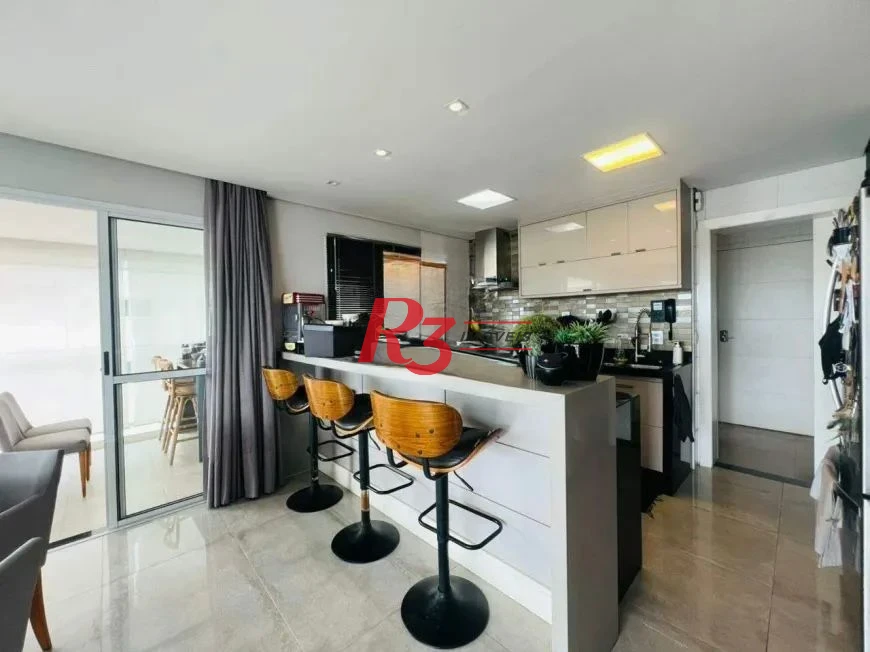 Apartamento com 3 dormitórios à venda, 171 m² por R$ 3.500.000,00 - Embaré - Santos/SP
