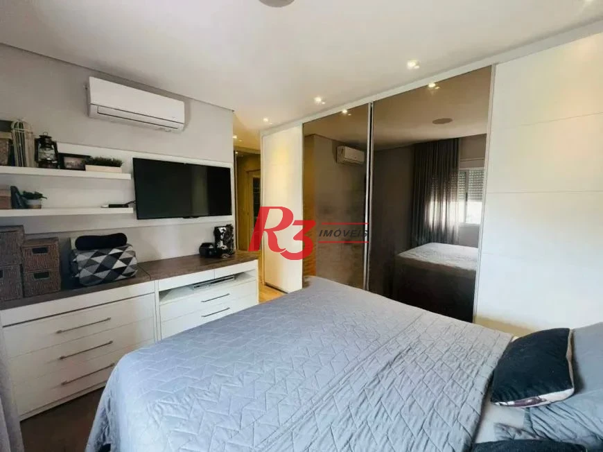 Apartamento com 3 dormitórios à venda, 171 m² por R$ 3.500.000,00 - Embaré - Santos/SP