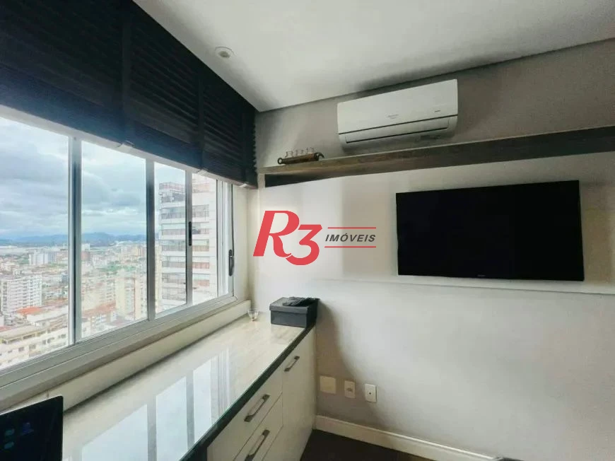 Apartamento com 3 dormitórios à venda, 171 m² por R$ 3.500.000,00 - Embaré - Santos/SP