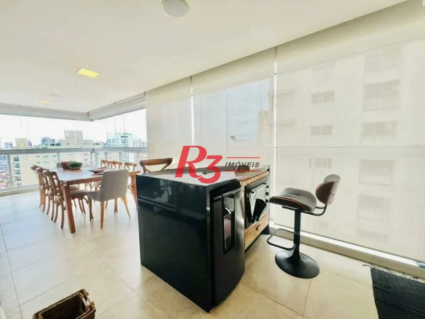 Apartamento com 3 dormitórios à venda, 171 m² por R$ 3.500.000,00 - Embaré - Santos/SP