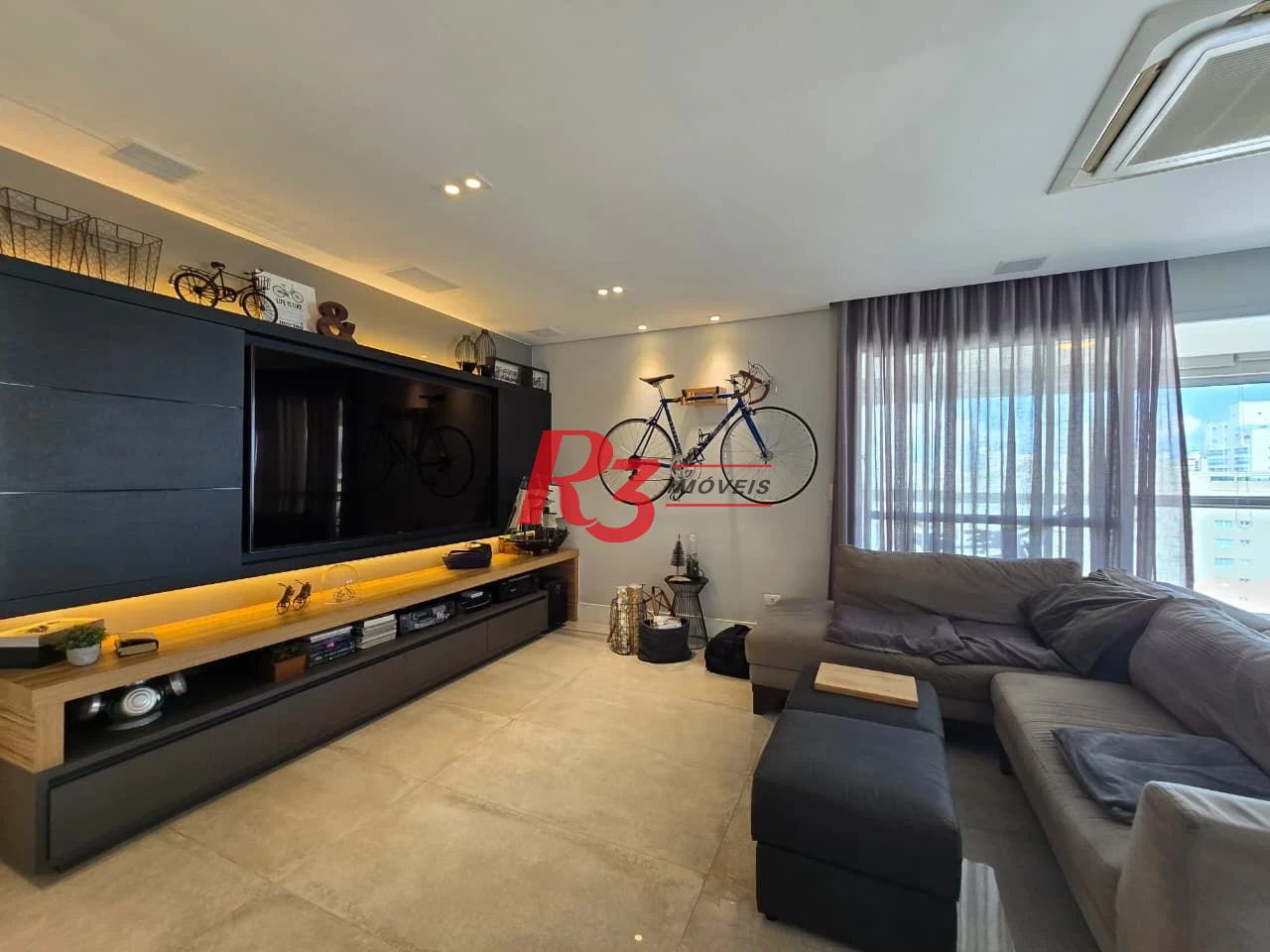 Apartamento com 3 dormitórios à venda, 171 m² por R$ 3.500.000,00 - Embaré - Santos/SP
